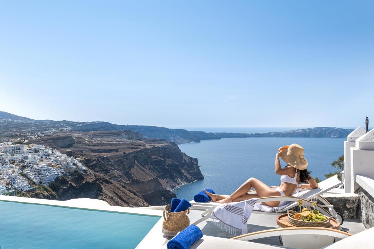 Mythical Blue Luxury Suites (Adults Only) Fira  Exterior photo