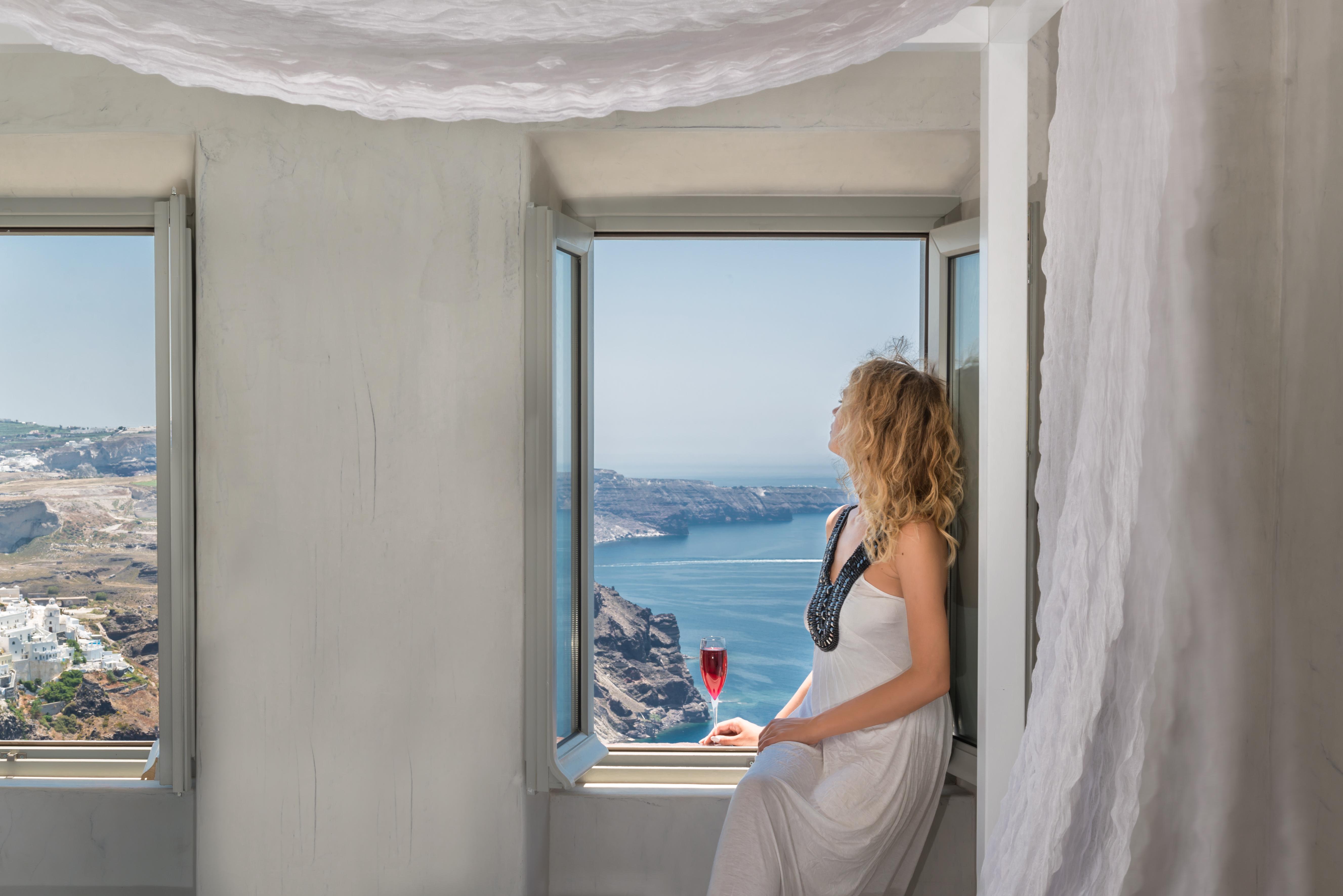Mythical Blue Luxury Suites (Adults Only) Fira  Exterior photo