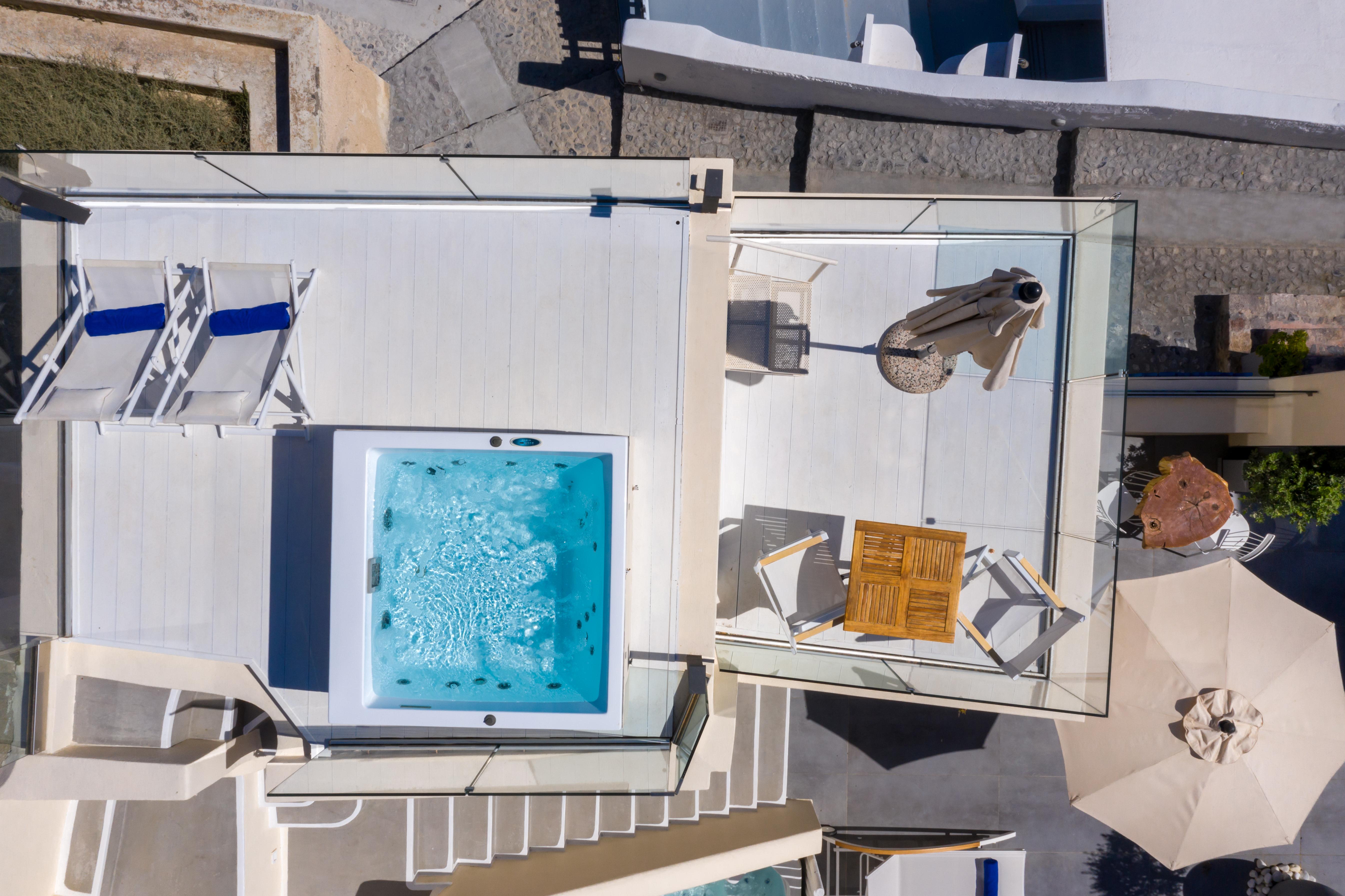 Mythical Blue Luxury Suites (Adults Only) Fira  Exterior photo